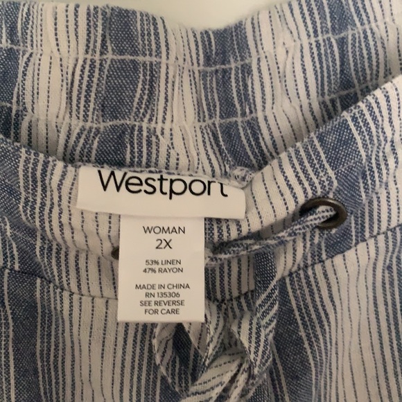 Linen Drawstring Pants - Picture 5 of 7